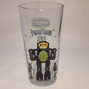 HOPCITY Hopbot IPA Pint Glass NEW HOP CITY HOP BOT